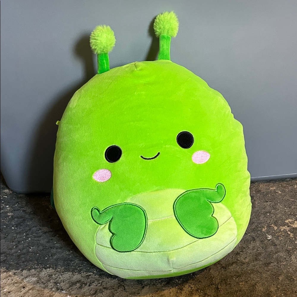 16in Squishmallows Trenton Green Praying Mantis with Sparkle Wings